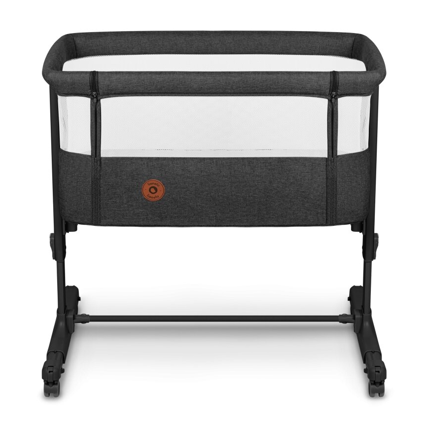 Lionelo - Babybett 3‑in‑1 AURORA Grau Graphit