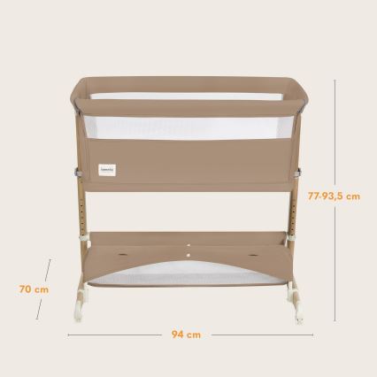 Lionelo - Babybett 5-in-1 THOMI PLUS Beige Karamell