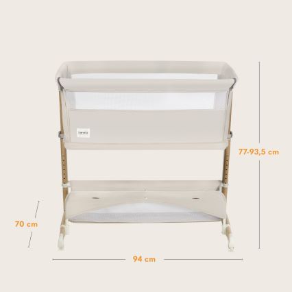 Lionelo - Babybett 5-in-1 THOMI PLUS Beige Sand