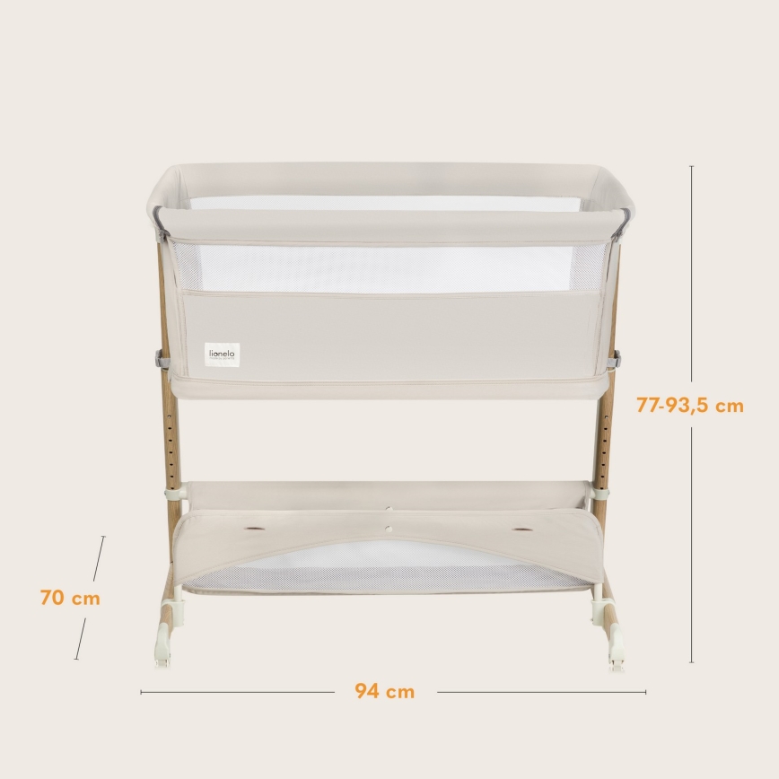 Lionelo - Babybett 5-in-1 THOMI PLUS Beige Sand