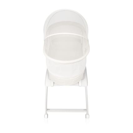 Lionelo - Babybett mit integrierter Waage CORAL White