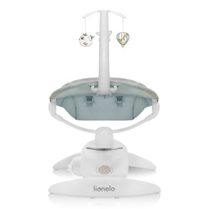 Lionelo - Babyschaukel mit Melodie MELL Beige Sand 4xAA + Fernbedienung