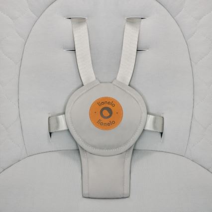 Lionelo - Babyschaukel mit Melodie MELL Beige Sand 4xAA + Fernbedienung