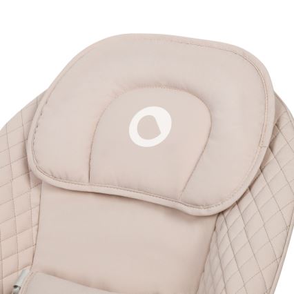 Lionelo - Babyschaukel RIO mit Melodie, 4xC, Beige Latte + Fernbedienung