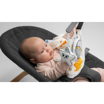 Lionelo - Babywippe JUNE anthrazit