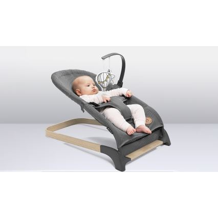 Lionelo - Babywippe JUNE grau