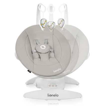 Lionelo - Babywippe mit Melodie IRIS 4xAA Sandbeige