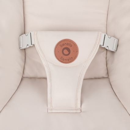 Lionelo - Babywippe mit Melodie OLIVIA Beige Natur + Fernbedienung