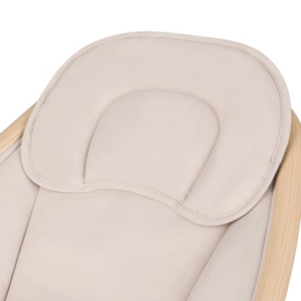 Lionelo - Babywippe mit Melodie OLIVIA Beige Natur + Fernbedienung