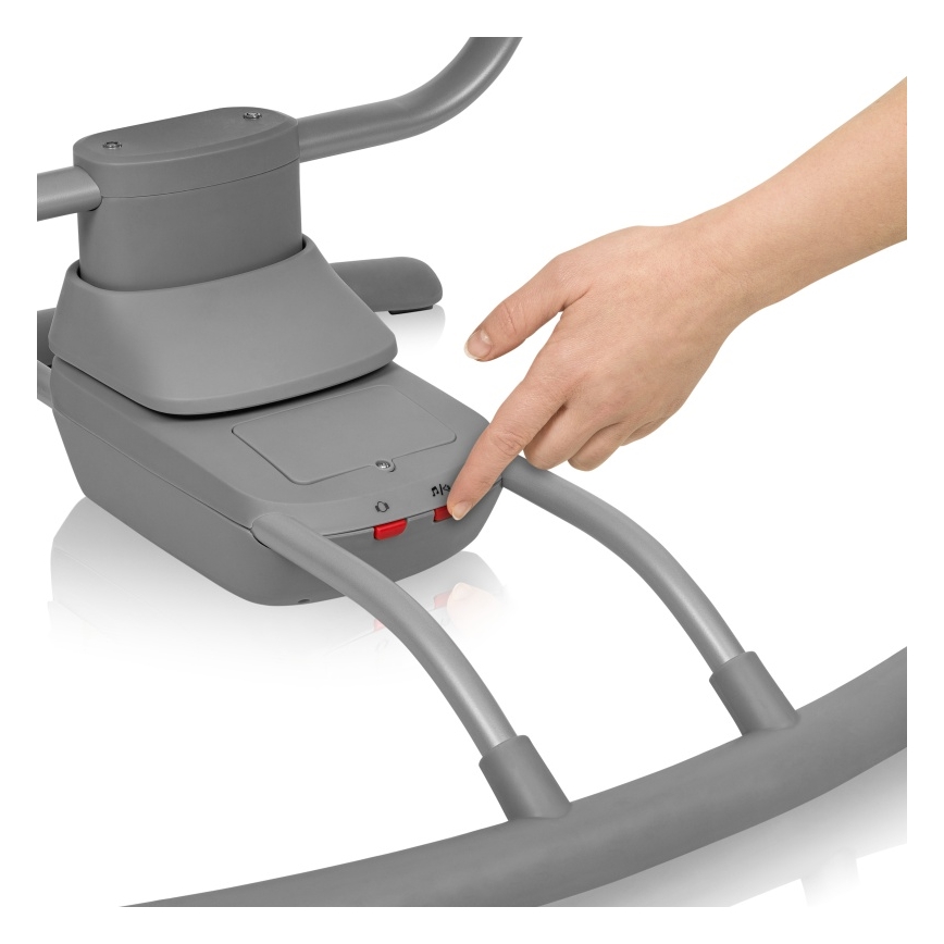 Lionelo - Babywippe mit Melodie RIO 4xC Beige Latte + Fernbedienung