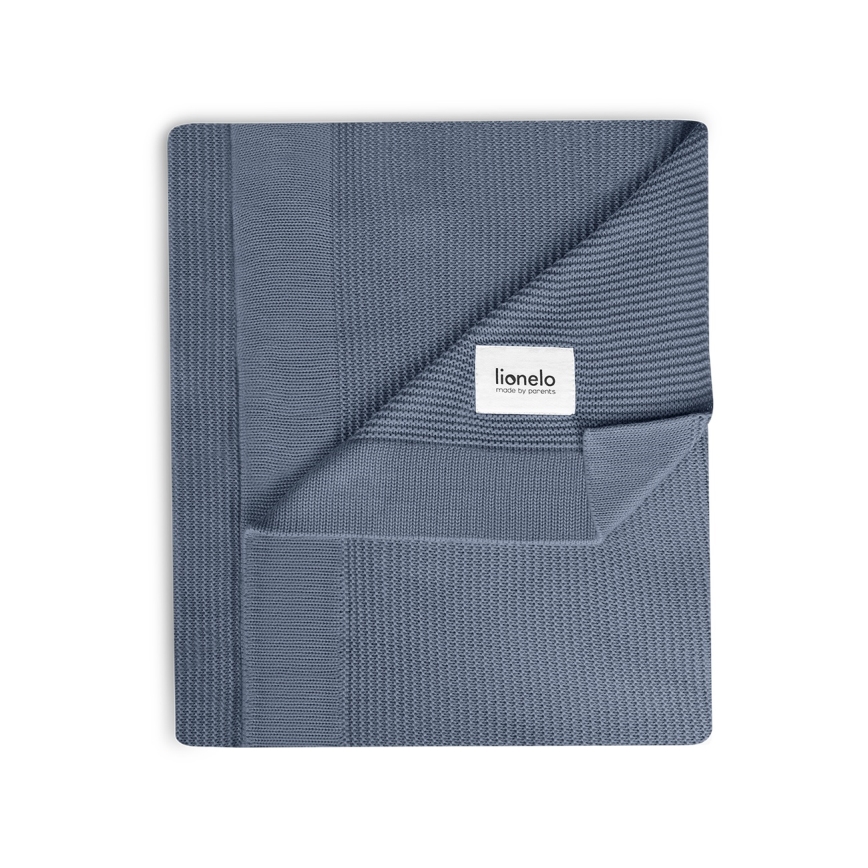 Lionelo - Bambusdecke BAMBOO BLANKET 75x100 cm Blau