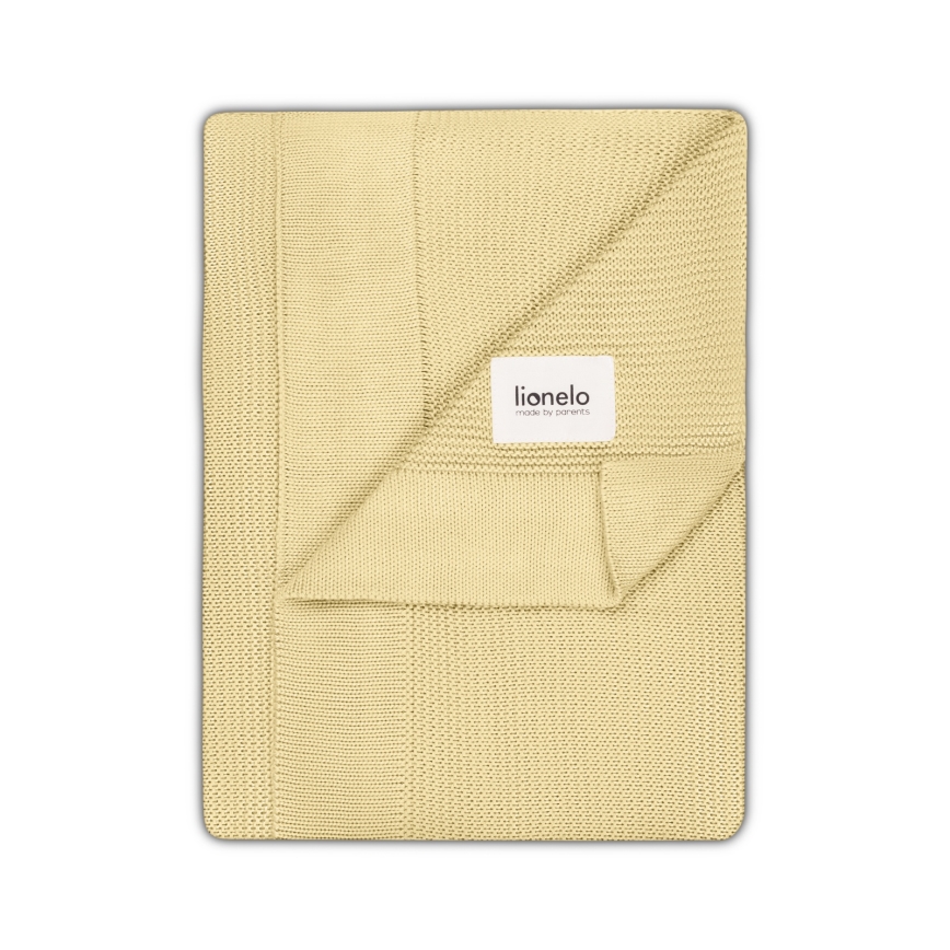 Lionelo - Bambusdecke BAMBOO BLANKET 75x100 cm Gelb Zitrone
