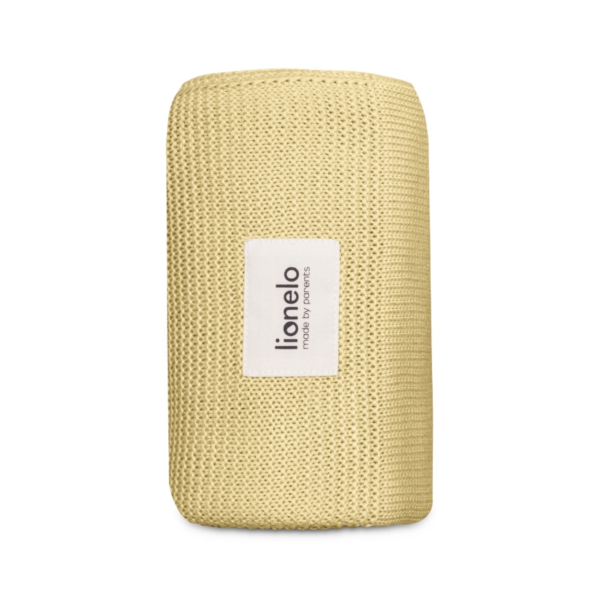 Lionelo - Bambusdecke BAMBOO BLANKET 75x100 cm Gelb Zitrone