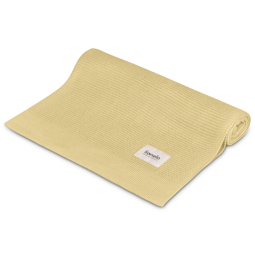 Lionelo - Bambusdecke BAMBOO BLANKET 75x100 cm Gelb Zitrone