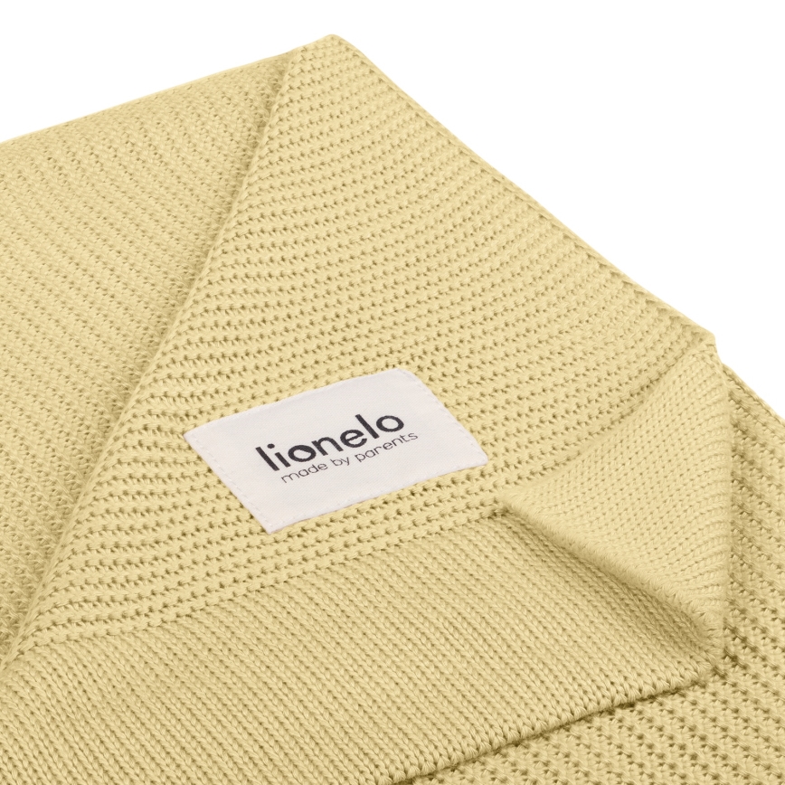 Lionelo - Bambusdecke BAMBOO BLANKET 75x100 cm Gelb Zitrone