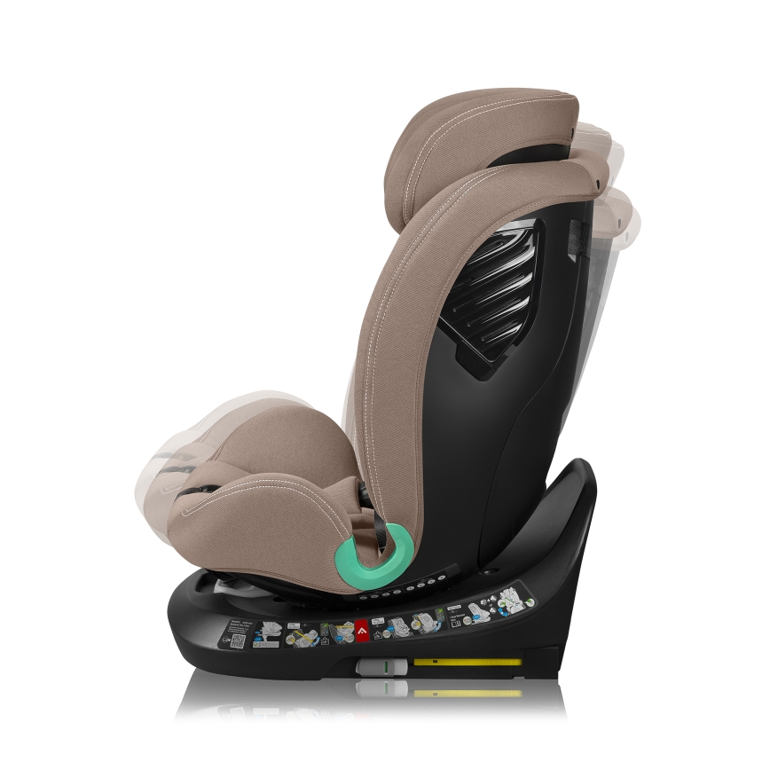 Lionelo - Autokindersitz mit drehbarer Basis BASTIAAN ONE i-Size 40-150 cm Sandbeige