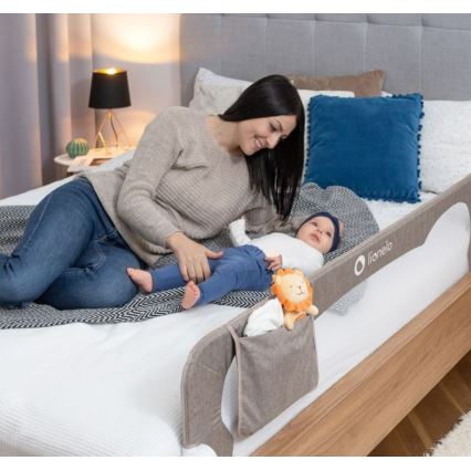 Lionelo -  Bett-Sicherheitsbarriere EVA grau
