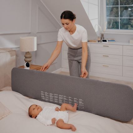 Lionelo -  Bett-Sicherheitsbarriere LORA XL dunkelgrau