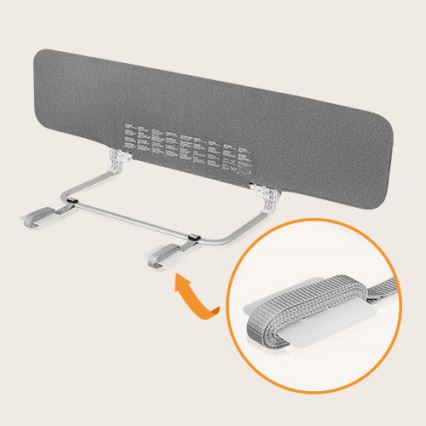 Lionelo -  Bett-Sicherheitsbarriere LORA XL dunkelgrau