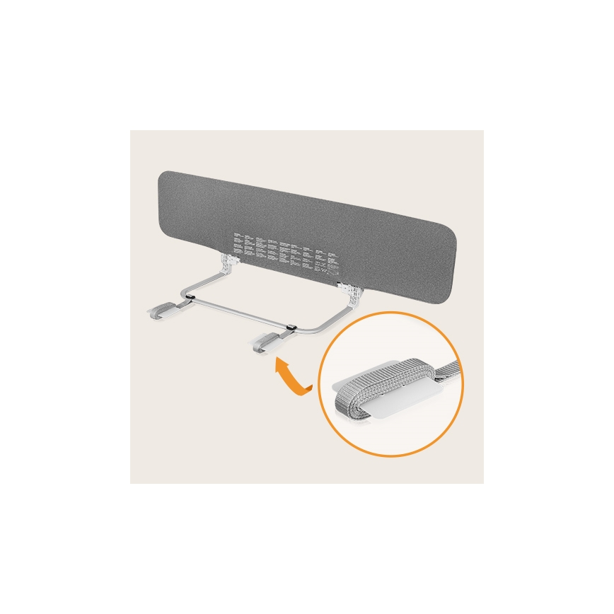 Lionelo -  Bett-Sicherheitsbarriere LORA XL dunkelgrau