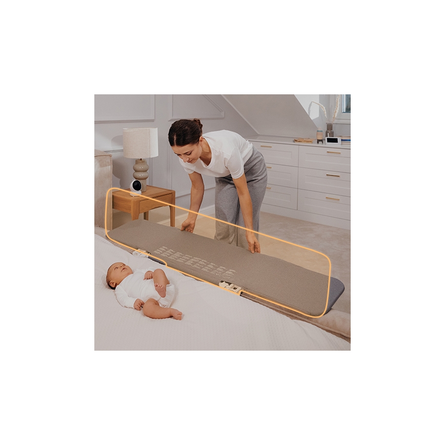 Lionelo -  Bett-Sicherheitsbarriere LORA XL dunkelgrau