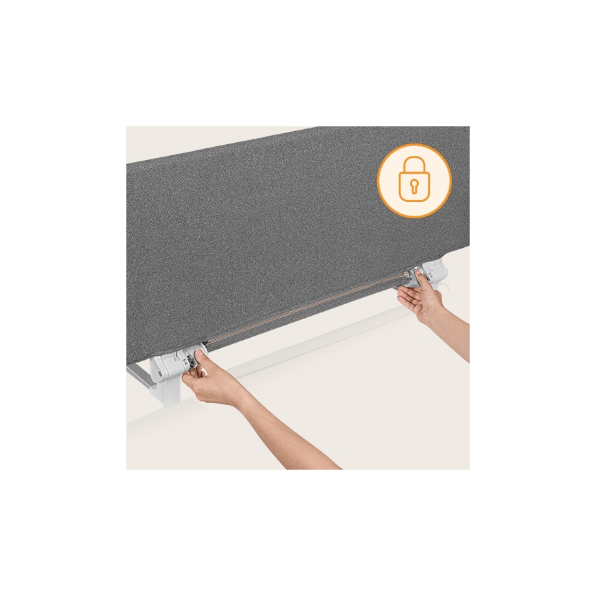 Lionelo -  Bett-Sicherheitsbarriere LORA XL dunkelgrau