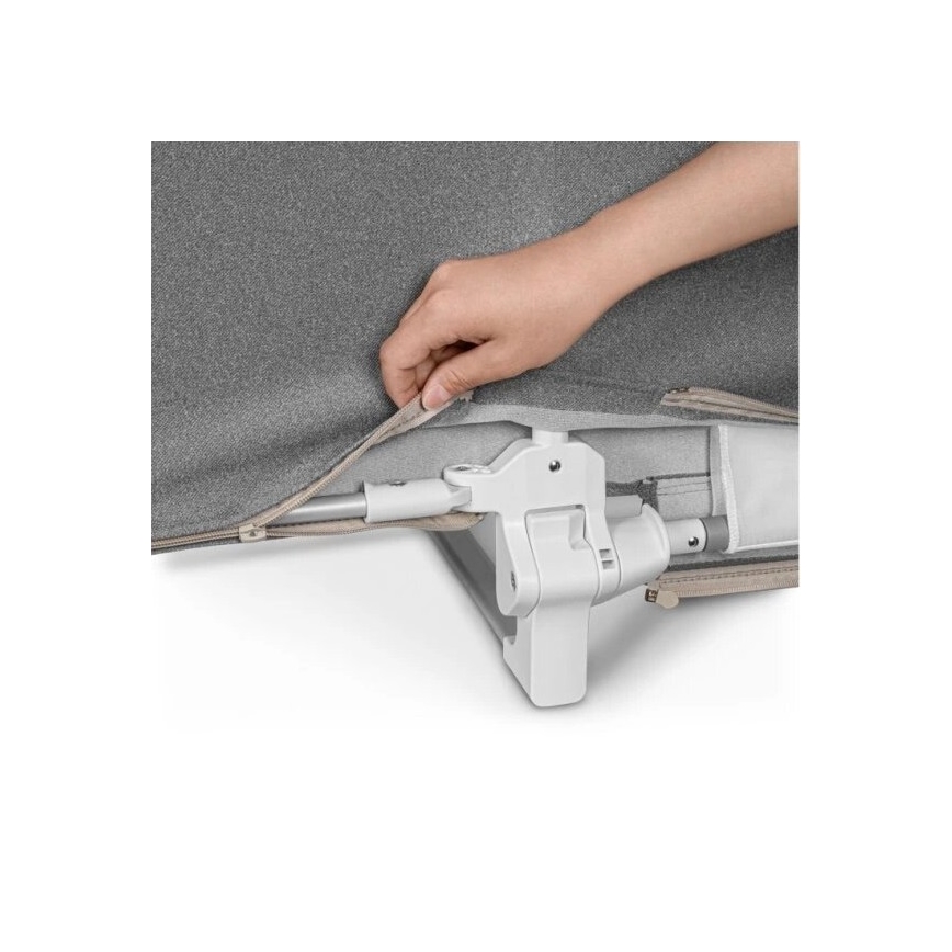 Lionelo - Bettschutzgitter LORA dunkelgrau