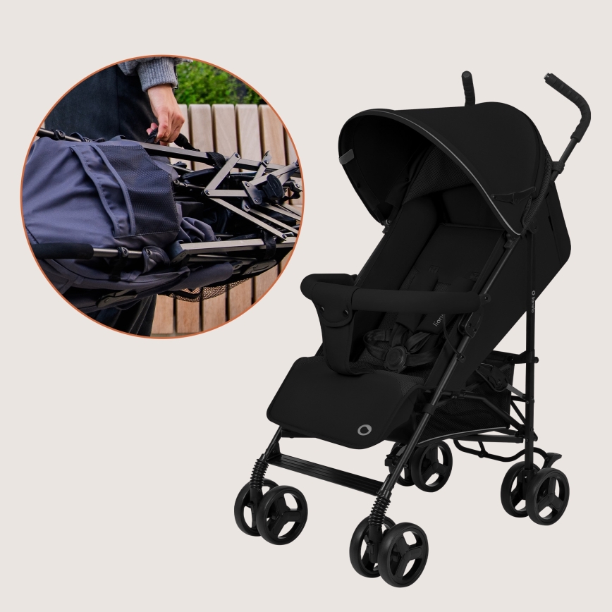 Lionelo - Buggy ELIA Black Onyx