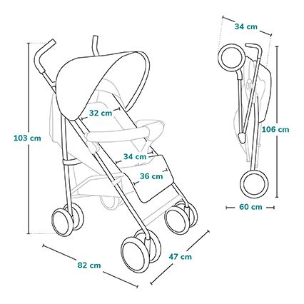 Lionelo - Buggy ELIA, grün