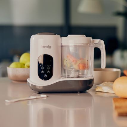 Lionelo - Dampfgarer 5in1 BABYMENU 110W/230V weiß/grau