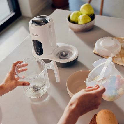 Lionelo - Dampfgarer 5in1 BABYMENU 110W/230V weiß/grau