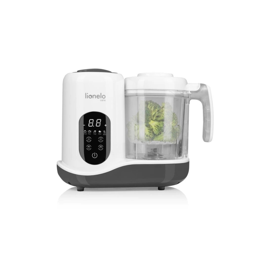 Lionelo - Dampfgarer 5in1 BABYMENU 110W/230V weiß/grau