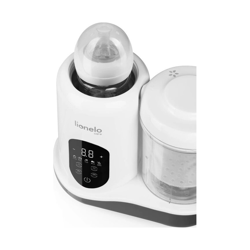 Lionelo - Dampfgarer 5in1 BABYMENU 110W/230V weiß/grau