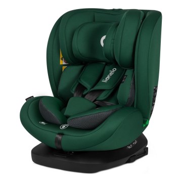 Lionelo - Drehbare Kindersitz mit Basis BASTIAAN i-Size 40-150 cm Green Forest