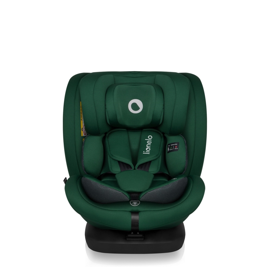 Lionelo - Drehbare Kindersitz mit Basis BASTIAAN i-Size 40-150 cm Green Forest