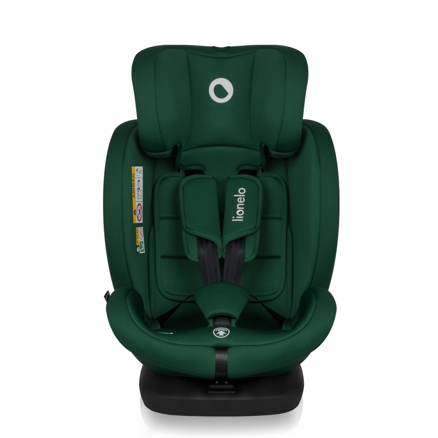 Lionelo - Drehbare Kindersitz mit Basis BASTIAAN i-Size 40-150 cm Green Forest