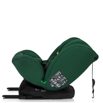 Lionelo - Drehbare Kindersitz mit Basis BASTIAAN i-Size 40-150 cm Green Forest