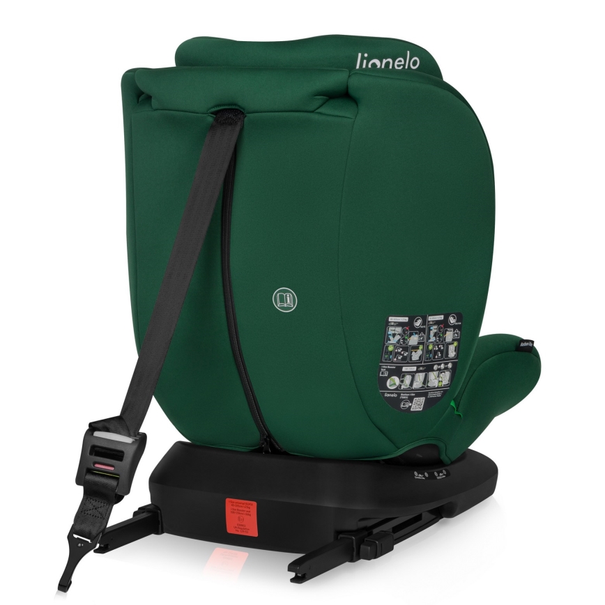 Lionelo - Drehbare Kindersitz mit Basis BASTIAAN i-Size 40-150 cm Green Forest