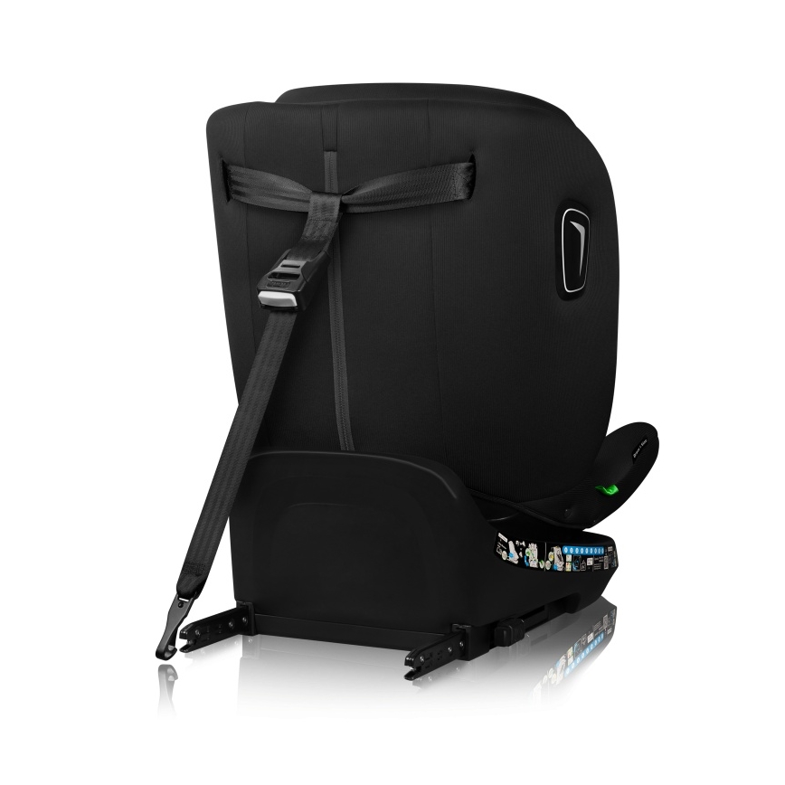 Lionelo - drehbarer Autokindersitz BRAVE i-Size 40-150 cm mit Basis, Schwarz-Carbon