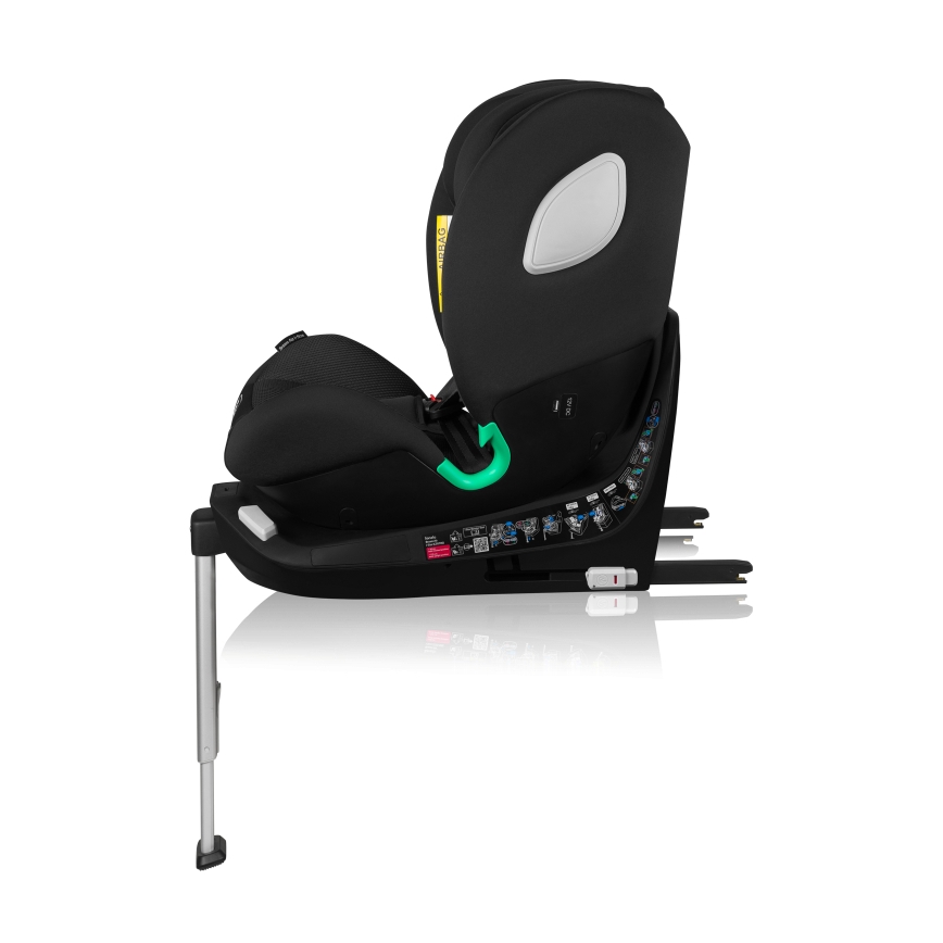 Lionelo - Autokindersitz mit drehbarer Basis BRAAM AIR i-Size 40-150 cm Carbon-Schwarz