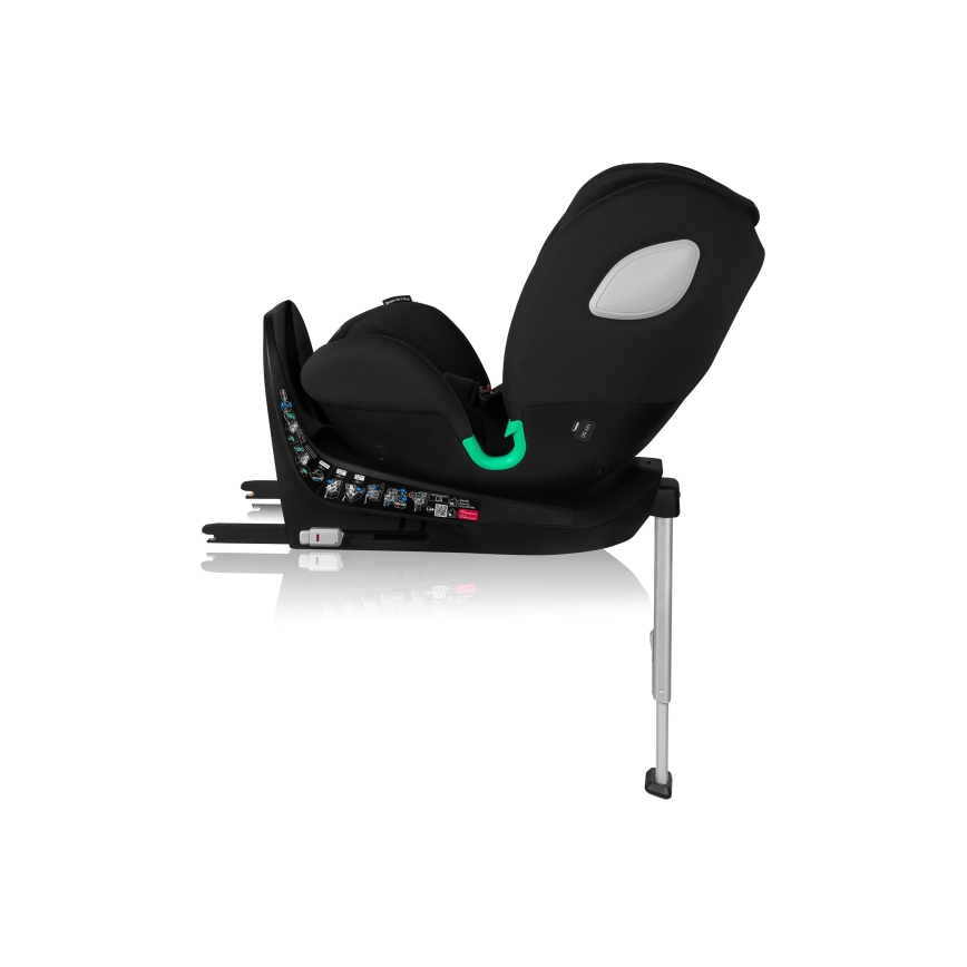 Lionelo - Autokindersitz mit drehbarer Basis BRAAM AIR i-Size 40-150 cm Carbon-Schwarz