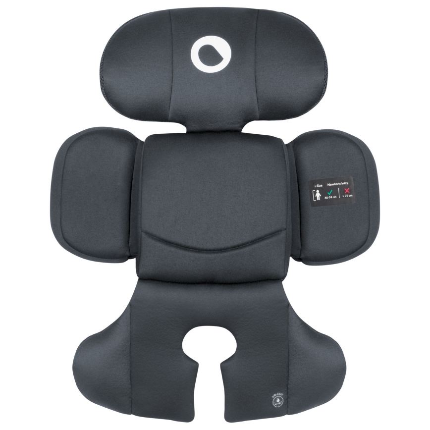Lionelo - Drehbarer Autokindersitz mit Basis BASTIAAN i-Size 40-150 cm Grey Stone