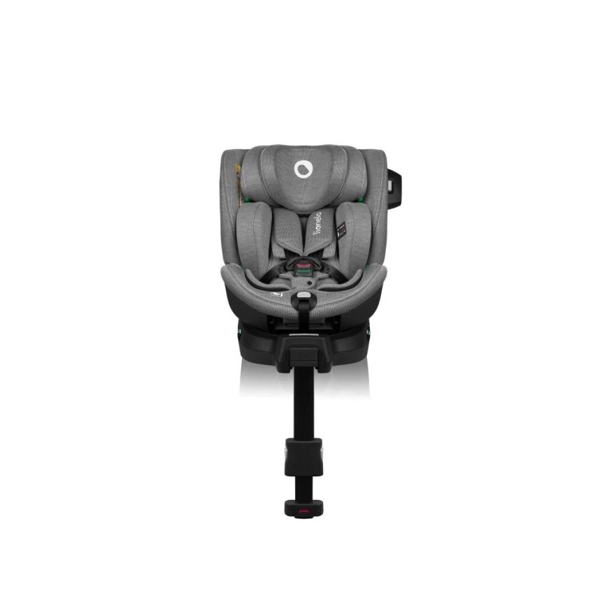 Lionelo - Drehbarer Autokindersitz mit Basis HARMONY i-Size 40-150 cm schwarz/grau