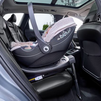 Lionelo - Drehbarer Autokindersitz mit Basis MOXIE SET i-Size 40-87 cm Pink Mauve