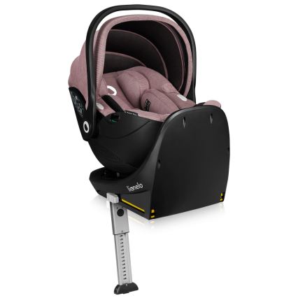 Lionelo - Drehbarer Autokindersitz mit Basis MOXIE SET i-Size 40-87 cm Pink Mauve