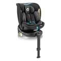 Lionelo - Drehbarer Autokindersitz NAVY i-Size 40-150 cm schwarz/türkis