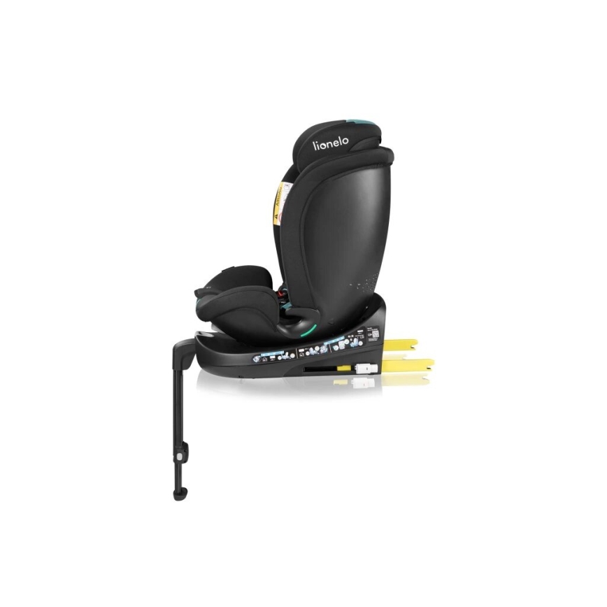 Lionelo - Drehbarer Autokindersitz NAVY i-Size 40-150 cm schwarz/türkis