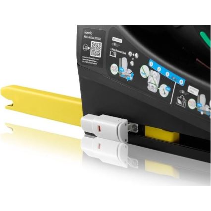 Lionelo - Drehbarer Autokindersitz NAVY i-Size 40-150 cm schwarz/türkis