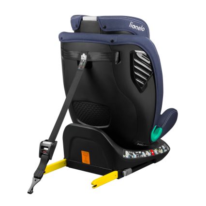 Lionelo - Drehbarer Autokindersitz mit Base BASTIAAN ONE i-Size 40-150 cm Navyblau