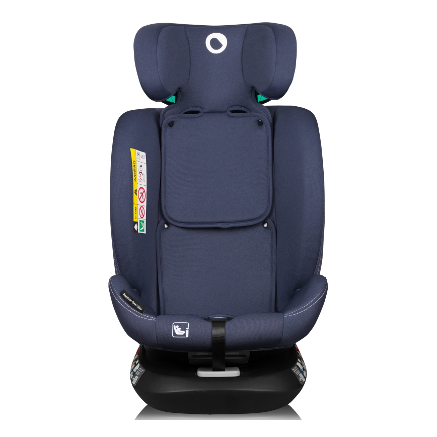 Lionelo - Drehbarer Autokindersitz mit Base BASTIAAN ONE i-Size 40-150 cm Navyblau